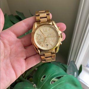 Oversized Michael Kors Watch W/ Roman Numerals